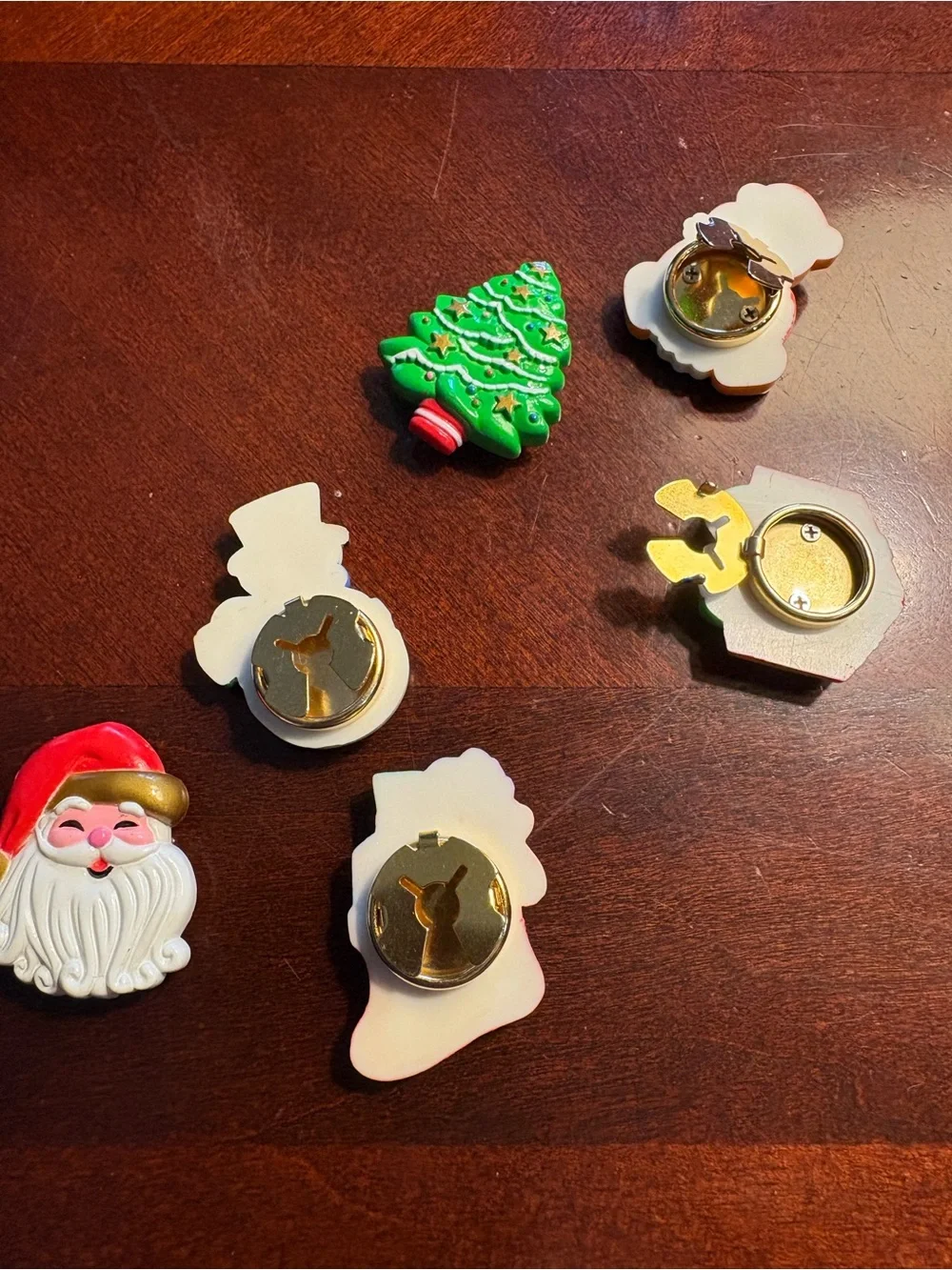 Christmas button covers